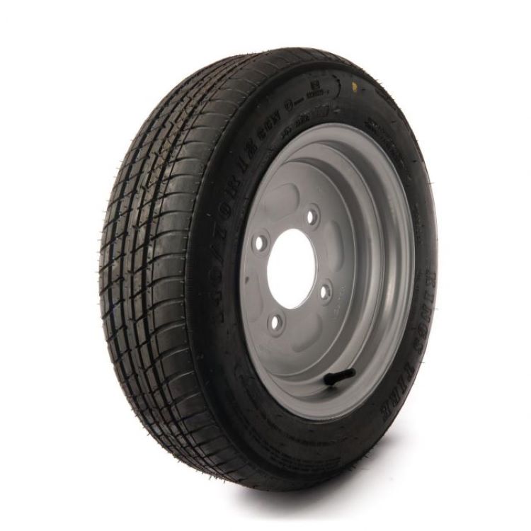 140/70 R12,  4 on 5.5 PCD wheel assembly